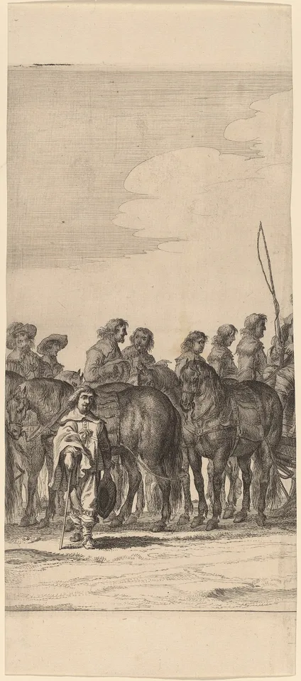 Pieter Nolpe, Entry of Marie de Medici into Amsterdam [plate 5 of 6]