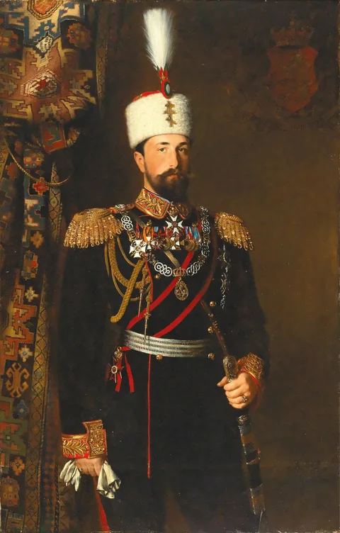 Konrad Dielitz, Portrait of Alexander I von Battenberg