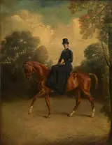 Édouard Lacretelle, Catherine Walters (1839-1920), called 'Skittles'