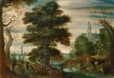 Samuel van den Hecken, Paradise landscape