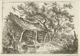 François-Joseph Pfeiffer, Landschap met een boerenschuur