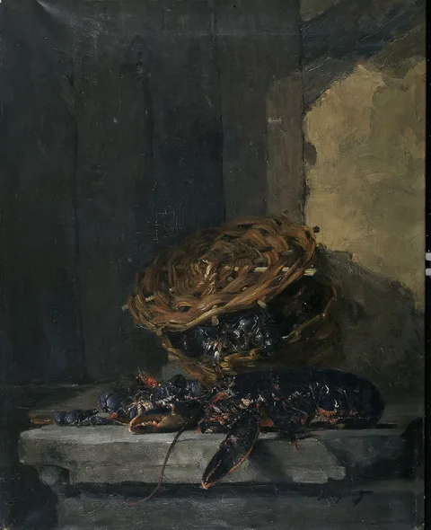 Denis Bergeret, Still Life with Crustacea