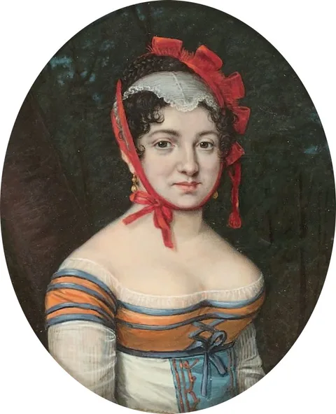 Daniel Saint, Portrait of Félicité Pradher