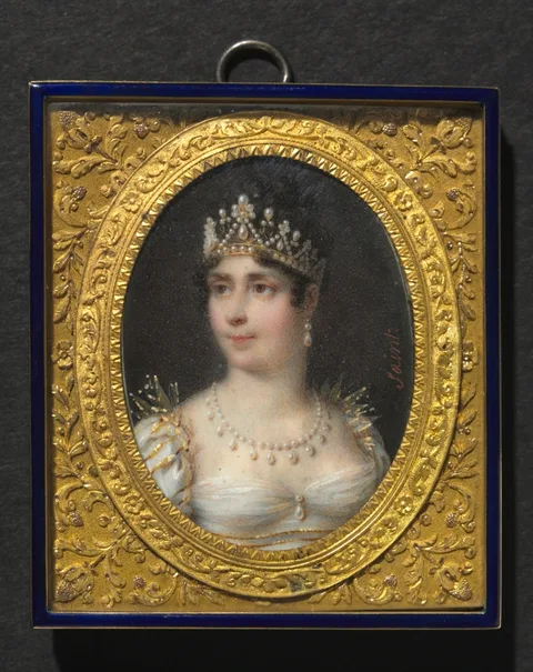Daniel Saint, Portrait of Joséphine de Beauharnais, Empress of the French