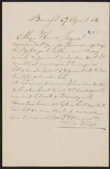 Henri Knip, Brief aan P. Segers