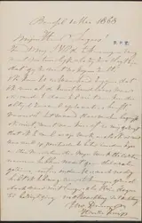 Henri Knip, Brief aan P. Segers