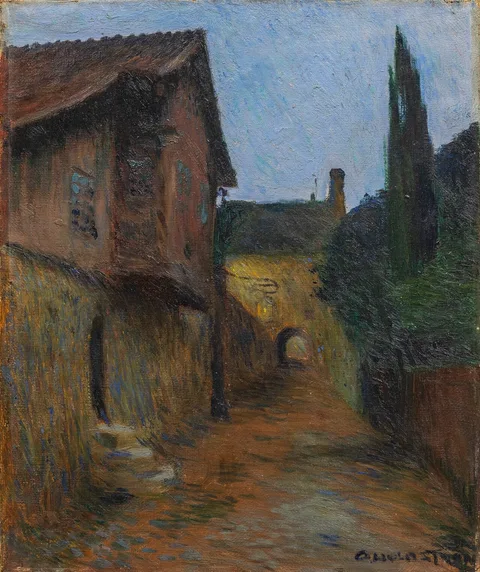 Otto Holmström, Street in Visby