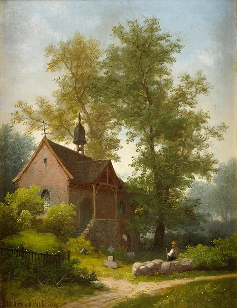 Wilhelm Brandenburg, Chapel on the Moselle (morning)