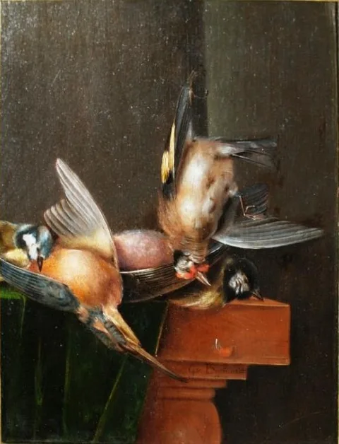 Godfriedt van Bochoutt, Still life with dead birds