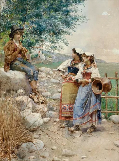 Scipione Simoni, A roadside halt