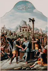 Cornelis Buys, Rebekah and Eliezer at the Well