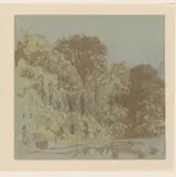 Pieter Cornelis de Moor, Gezicht in het Haagse bos