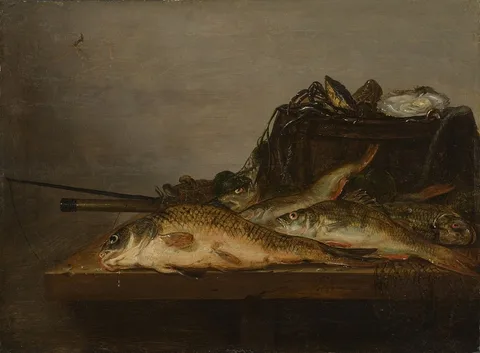 Jan Dirven, Still Life with Fish