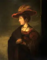 Charles Felu, Saskia van Uylenburgh (1612-1642) (after Rembrandt)