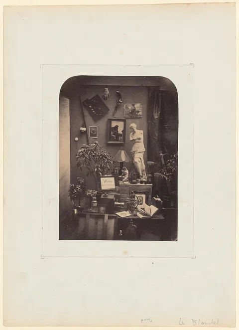 Alphonse Le Blondel, Décor d'atelier, nature morte