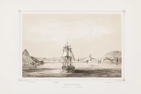 Auguste Bry, Rio-de-Janeiro. Entrée de la Rade