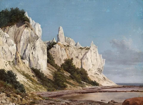 Adolf Carl, The cliffs at Møn.