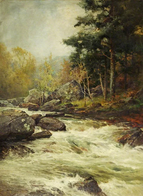 Reginald Smith, Adown the Vale, Broken by Stones, and O'er a Stony Bed, Rolled the Grey Mountain Stream