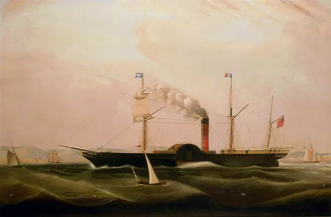 William Clark, The paddle steamer 'City of London'