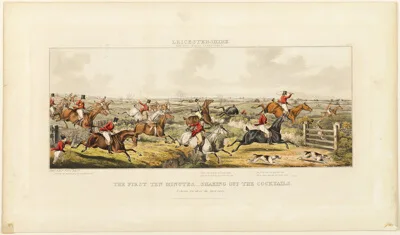 John Dean Paul, The First Ten Minutes, plate two from The Leicestershire Hunt