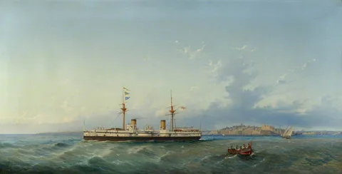 Luigi Galea, HMS 'Inflexible'