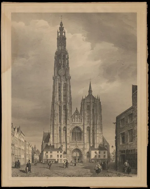 Gustave Adolphe Simonau, De kathedraal van Antwerpen