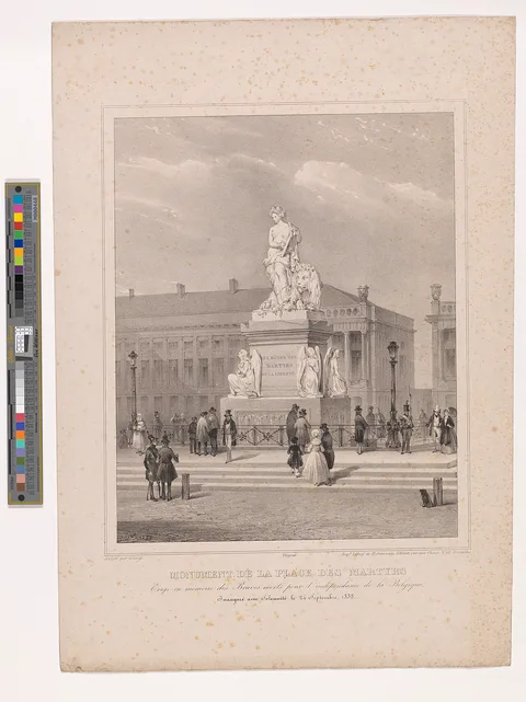 Gustave Adolphe Simonau, Monument on Martyrs Square