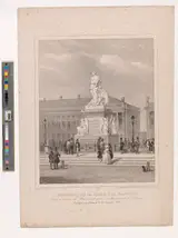 Gustave Adolphe Simonau, Monument on Martyrs Square