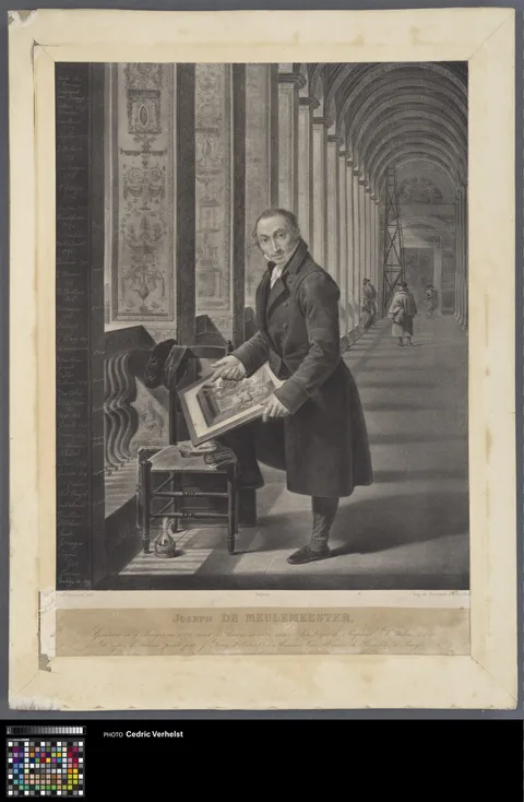 Gustave Adolphe Simonau, Portrait of Joseph de Meulemeester