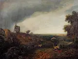 Alfred George Stannard, A View of Gresham near Cromer