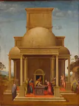 Maestro di Serumido, The Presentation at the Temple