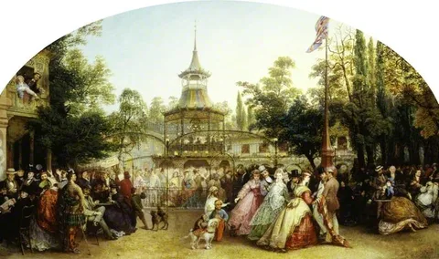 Phoebus Levin, The Dancing Platform at Cremorne Gardens, London