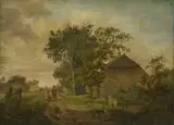 Johannes Cornelis Haccou, A Road by a Cottage