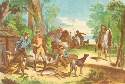Samuel Calvert, Buckley discovering himself to the early settlers