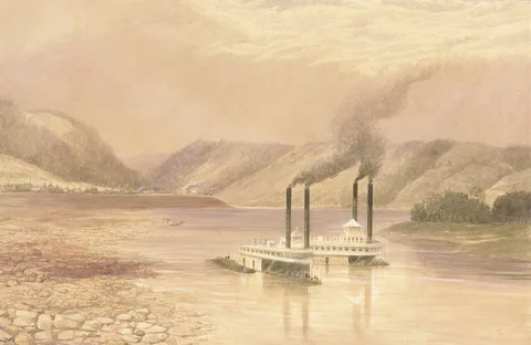 Lefevre James Cranstone, The Ohio River near Wheeling, West Virginia