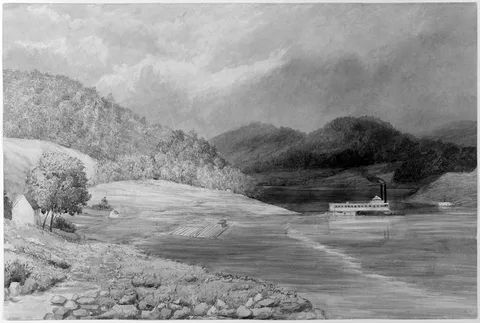 Lefevre James Cranstone, The Ohio River near Wheeling, West Virginia