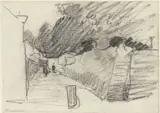 Willem van der Nat, Straatje tussen lage huizen