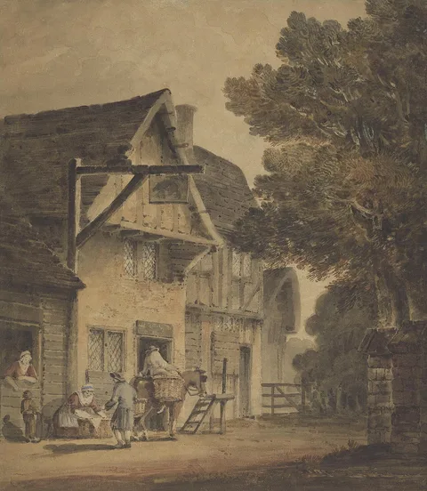 Robert Dixon, Figures Outside the Boar Inn