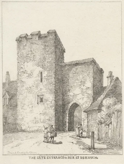 Robert Dixon, The Late Entrance to Ber Street, Norwich