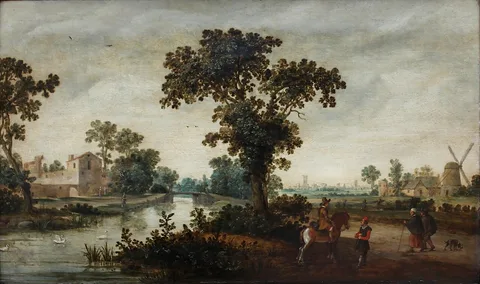 Reyer Claesz Suycker, River landscape