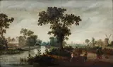 Reyer Claesz Suycker, River landscape
