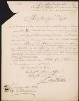 Samuel de Vletter, Brief aan jonkheer H.P.F. Hooft, secretaris van de commissie van de Tentoonstelling van Levende Meesters in Den Haag