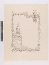 Charles Rousseau, Inauguration of the statue of Jan Breydel and Pieter de Coninck - honorary diploma