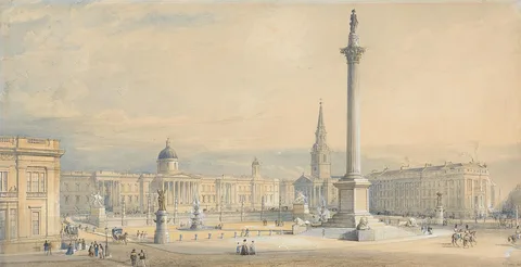 George Moore, A Proposed plan for Trafalgar Square