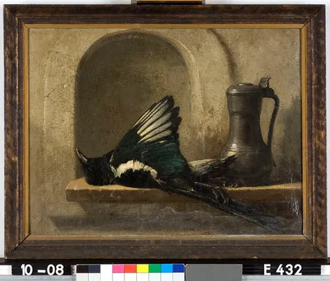 Andries van den Berg, Still Life with Magpie