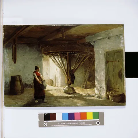 Andries van den Berg, Interior of a Barn