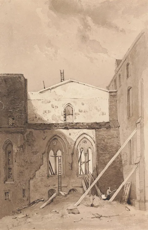 George Harley, Ruins of Westminster Palace