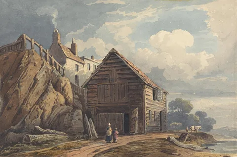 George Harley, Landscape with a Boatshed