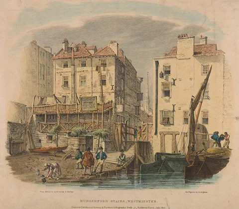 George Harley, Hungerford Stairs, Westminster