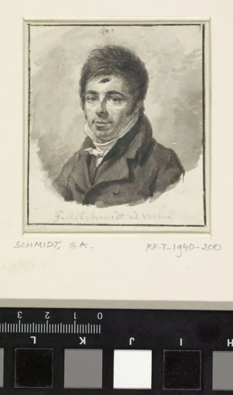 George Adam Schmidt, Portret van Leendert de Koningh